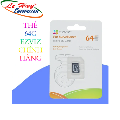 Thẻ nhớ giám sát MicroSD EZVIZ 64Gb Chính Hãng