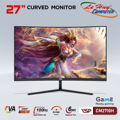 Màn Hình Máy Tính Cong VSP CM2710H 27INCH 100HZ Black