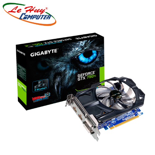 Card Màn Hình - VGA GIGABYTE GeForce RTX 750TI-2GB D5 1FAN (GV-N75TD-2GI )