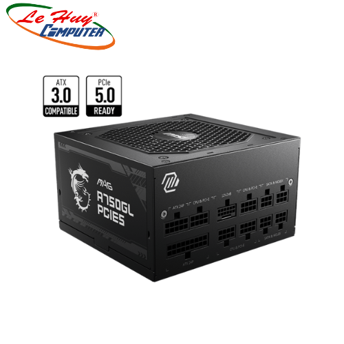 Nguồn máy tính MSI MAG A750GL 750W PCIE5 (80 Plus Gold)