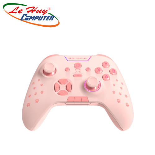 Tay cầm chơi game DareU H105 Wireless Pink