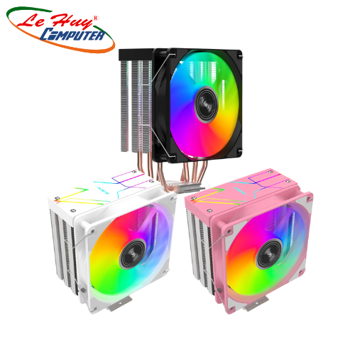 Tản Nhiệt Khí ALSEYE N120 SK2011 RGB Black/White/Pink