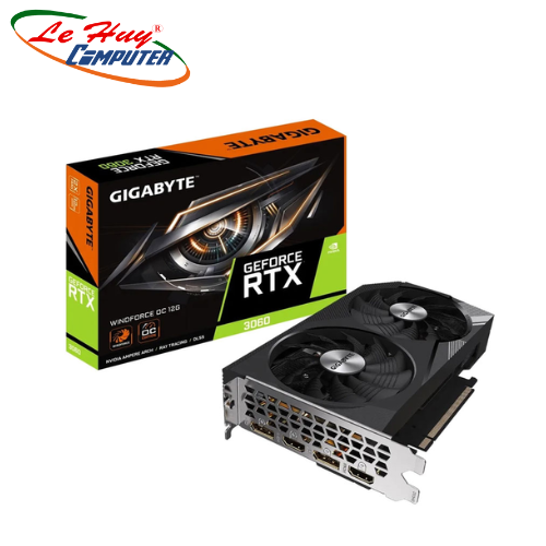 Card Màn Hình - VGA Gigabyte GeForce RTX 3060 WINDFORCE OC 12GB (N3060WF2OC-12GD)