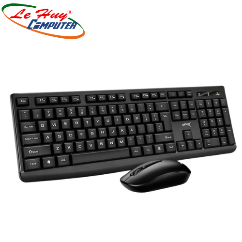 Combo Bàn Phím Chuột Không Dây Deiog V31 (Đen)