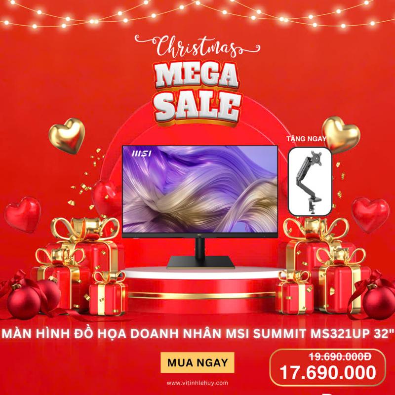 Màn hình LCD đồ họa doanh nhân MSI Summit MS321UP 32inch 4K IPS [ƯU ĐÃI CỰC SỐC]