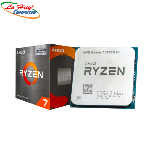CPU AMD Ryzen 7 5700X3D | 3.0GHz up to 4.1 GHz, 8 Cores 16 Threads, AM4
