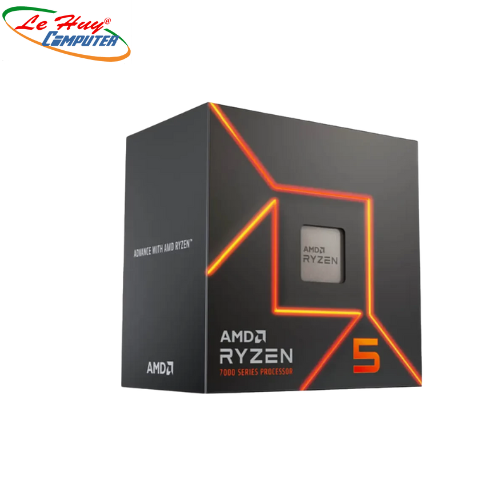 CPU AMD Ryzen 5 7500F (AMD AM5 - 6 Core - 12 Thread - Base 3.7Ghz - Turbo 5.0Ghz - Cache 38MB - No iGPU)