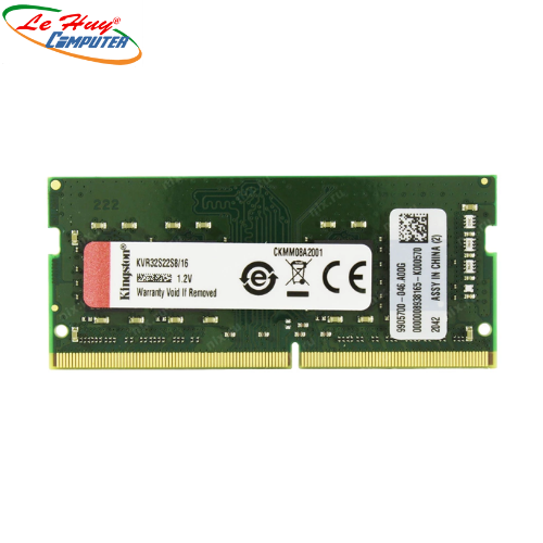 Ram Laptop Kingston 16GB (1x16GB) DDR4 3200Mhz (KVR32S22S8/16)