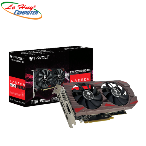 Card màn hình - VGA T-WOLF TW-RX580 8G D5 V3.0