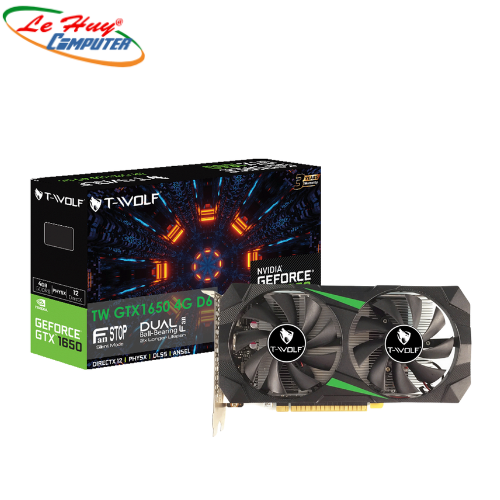 Card màn hình - VGA T-Wolf GTX 1650 4GB GDDR6