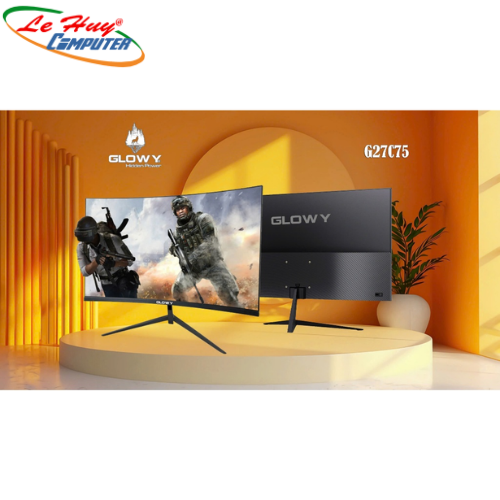 LCD 27 GLOWY G27C75 Cong Chính hãng (VA - VGA, HDMI, 1920x1080, 75Hz, 3 cạnh viền mỏng, Kèm cáp HDMI, Treo tường)