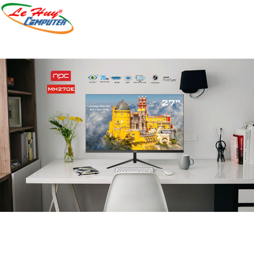 Màn Hình Máy Tính NPC MH270E Phẳng Chính hãng (VA - HDMI, VGA, 1920x1080, 75Hz)
