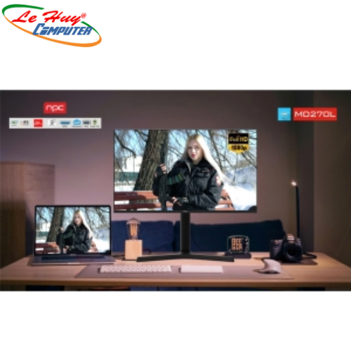 Màn Hình Máy Tính NPC MD270L Phẳng Chính hãng (VA - HDMI, DP, Type-C, 1920x1080, 165Hz)