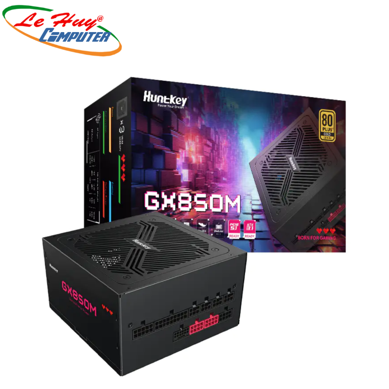 Nguồn máy tính HUNTKEY GX850M 850W 80 Plus Gold