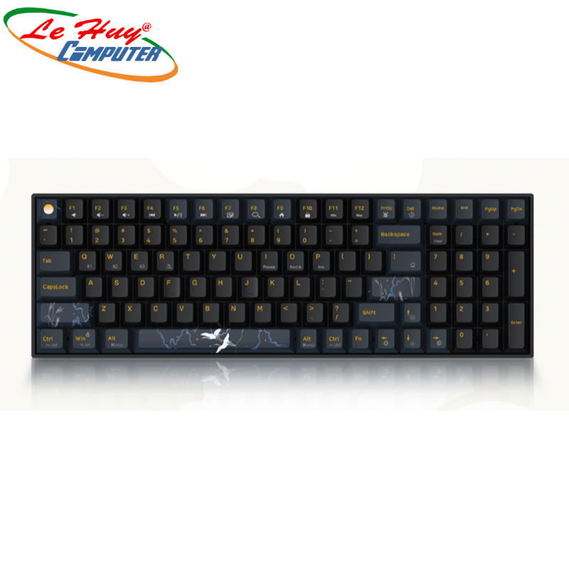 Bàn phím cơ không dây Newmen GM1000 Hạc Vũ Ánh Trăng