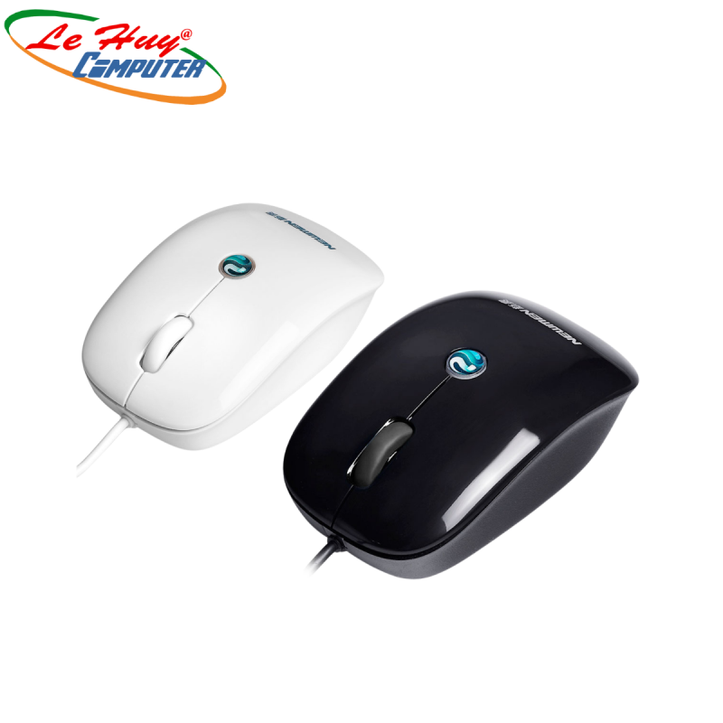Chuột máy tính Newmen M201 USB (trắng/đen)
