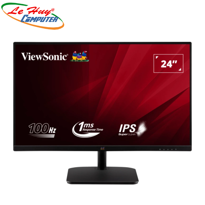 Màn hình máy tính ViewSonic VA2432-H 24 inch, Full HD, IPS, 100Hz, 1ms, 104% sRGB