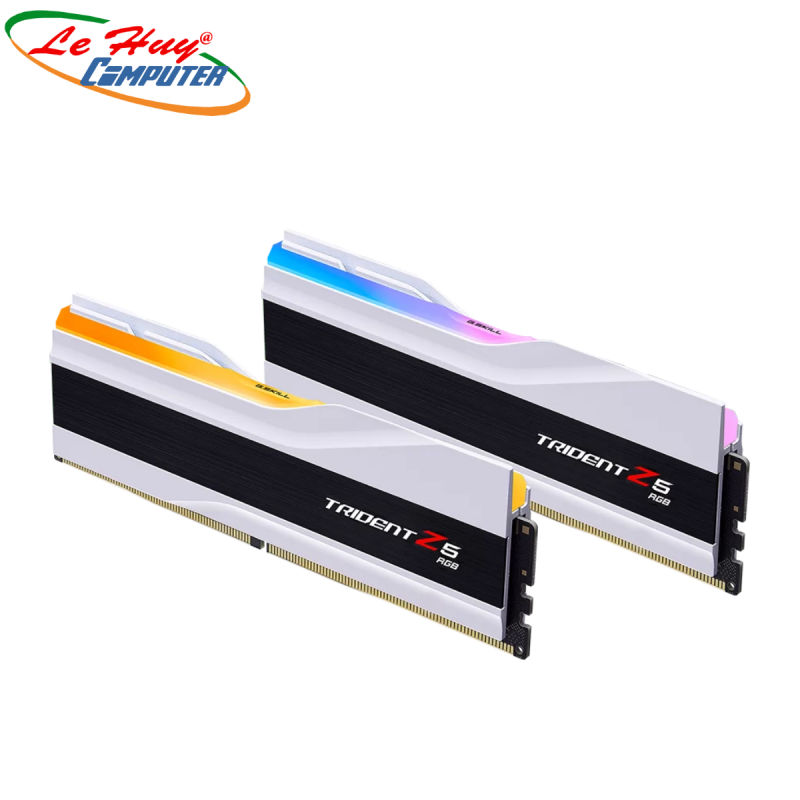 Ram Máy Tính G.SKILL Trident Z5 RGB 64GB 6400MHz DDR5 (32GBx2) White (F5-6400J3239G32GX2-TZ5RS)