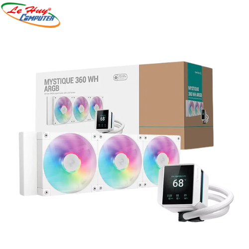 Tản Nhiệt Nước AIO Deepcool MYSTIQUE 360 WH ARGB R-LX360-WHDSNMCP-G-1