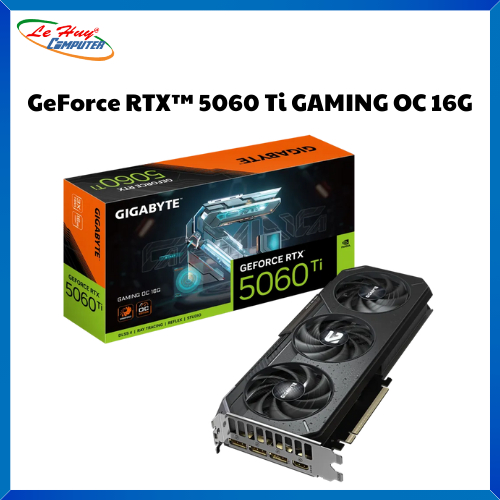 Card màn hình - VGA Gigabyte GeForce RTX 5060Ti GAMING OC 16G (GV-N506TGAMINGOC-16GD)