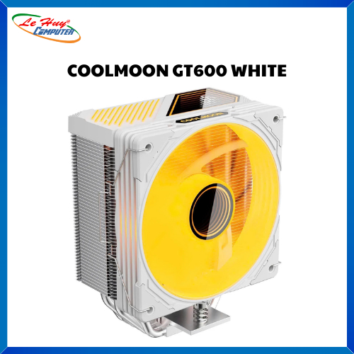 Tản nhiệt khí CPU CoolMoon GT600 ARGB - White