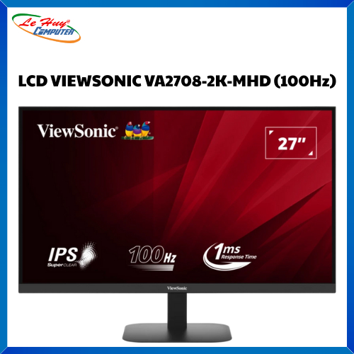 Màn Hình Máy Tính Viewsonic VA2708-2K-MHD (27 inch/ 2560 x 1440/ 250 cd/m2/ 1ms/ 100Hz)
