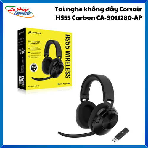 Tai nghe Gaming không dây Corsair HS55 Wireless Carbon CA-9011280-AP