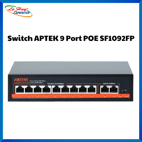 Switch PoE APTEK SF1092FP (11 Port 10/100 Mbps)