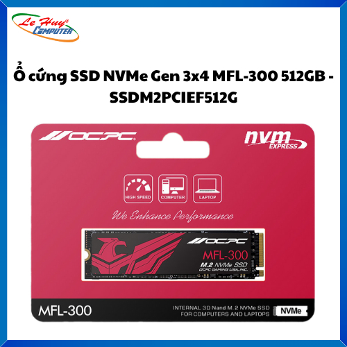 Ổ cứng SSD OCPC NVMe Gen 3x4 MFL-300 512GB (SSDM2PCIEF512G)