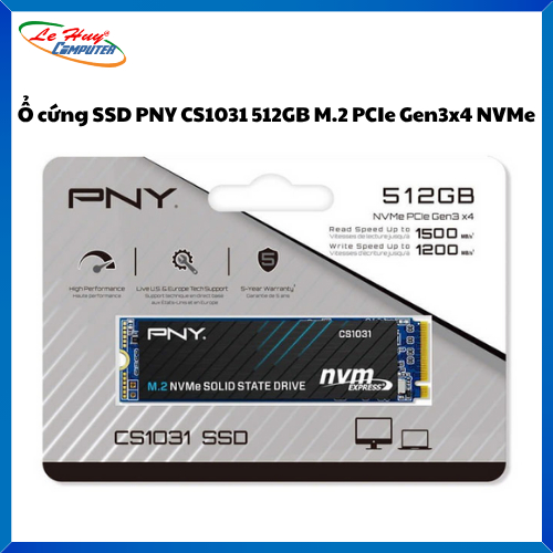 Ổ cứng SSD PNY CS1031 512GB M.2 PCIe Gen3x4 NVMe