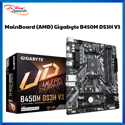 Bo Mạch Chủ - Mainboard Gigabyte B450M DS3H - V3 AM4