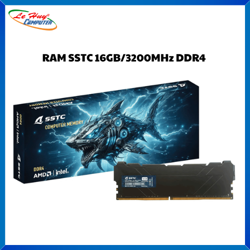 Ram Máy Tính SSTC 16G 3200 TẢN NHIỆT DDR4 (U3200A-C22)