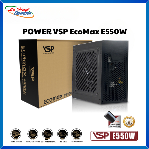 Nguồn Máy Tính VSP EcoMax E550W