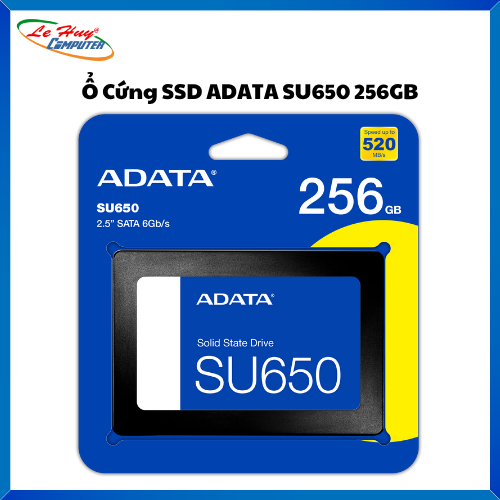 Ổ Cứng SSD Adata 256G SU650 Sata 2.5