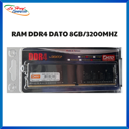 Ram Máy Tính DATO DDR4 8GB BUS 3200Mhz