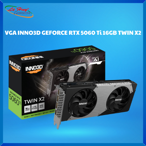 Card màn hình - VGA INNO3D GEFORCE RTX 5060 Ti 16GB TWIN X2