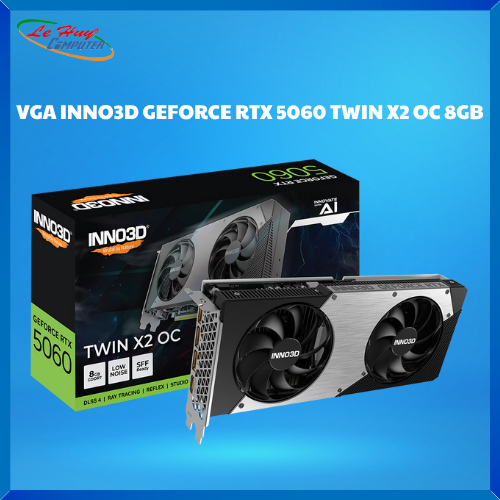 Card màn hình - VGA INNO3D GEFORCE RTX 5060 TWIN X2 OC 8GB