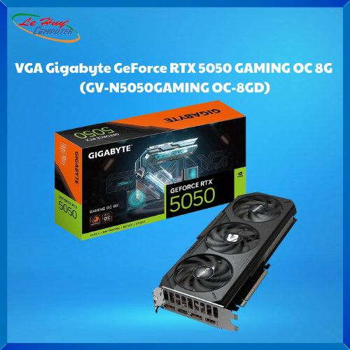 Card màn hình - VGA Gigabyte GeForce RTX 5050 GAMING OC 8G (GV-N5050GAMING OC-8GD)