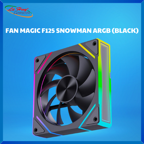 FAN CASE MAGIC F125 SNOWMAN ARGB (BLACK)