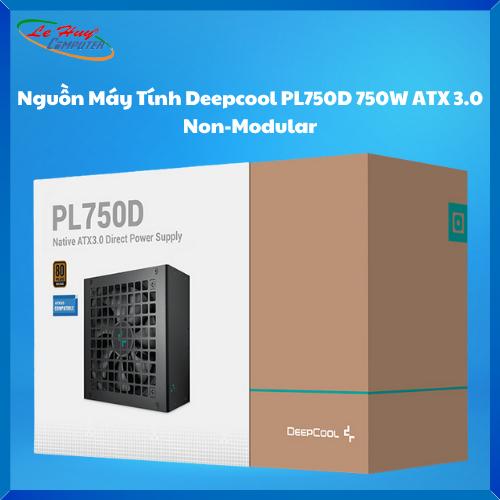 Nguồn Máy Tính Deepcool PL750D 750W ATX 3.0 Non-Modular