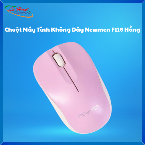 Chuột Máy Tính Không Dây Newmen F116 Pink
