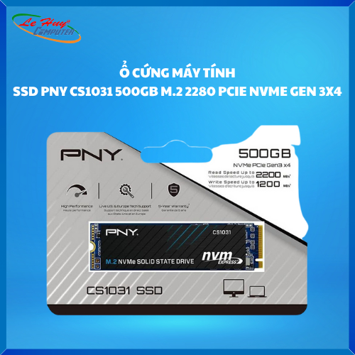 Ổ cứng SSD PNY CS1031 500GB M.2 2280 PCIE NVME GEN 3X4