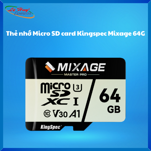 Thẻ nhớ Micro SD card Kingspec Mixage 64G (MT103064)