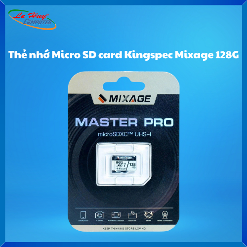 Thẻ nhớ Micro SD card Kingspec Mixage 128G (MTAY128C)