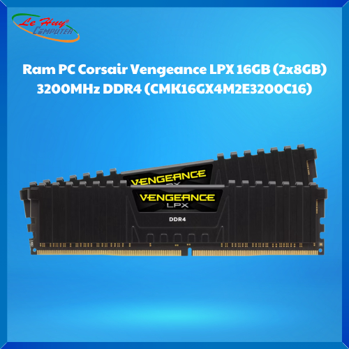 Ram Máy Tính Corsair Vengeance LPX 16GB(2x8GB) 3200MHz DDR4 (CMK16GX4M2E3200C16)