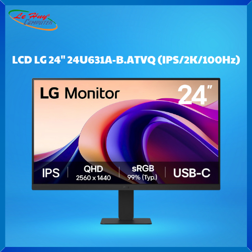 Màn hình máy tính LG 24U631A-B.ATVQ (IPS/2K/100Hz)