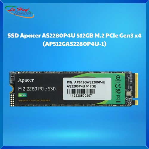 Ổ cứng SSD AS2280P4U 512GB M.2 PCIe Gen3 x4 (AP512GAS2280P4U-1)