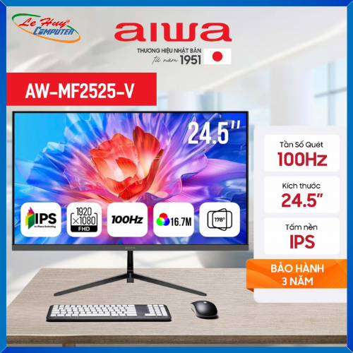 Màn Hình Máy Tính Aiwa AW-MF2525-V 25inch IPS FullHD 100Hz