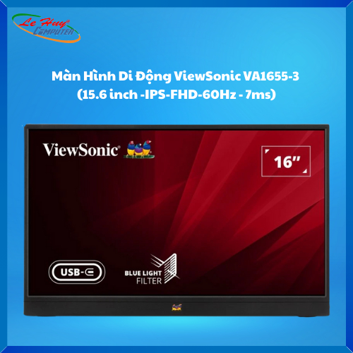 Màn Hình Di Động ViewSonic VA1655-3 (15.6 inch -IPS-FHD-60Hz - 7ms)