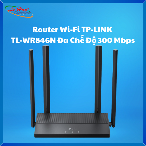 Thiết bị mạng - Router Wi-Fi TP-LINK TL-WR846N Đa Chế Độ 300 Mbps